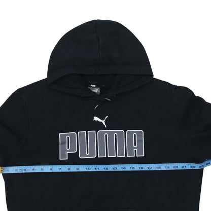 Mens UK Size L PUMA Black Pullover Hoodie