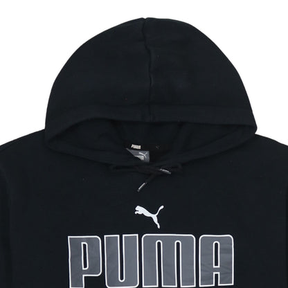 Mens UK Size L PUMA Black Pullover Hoodie