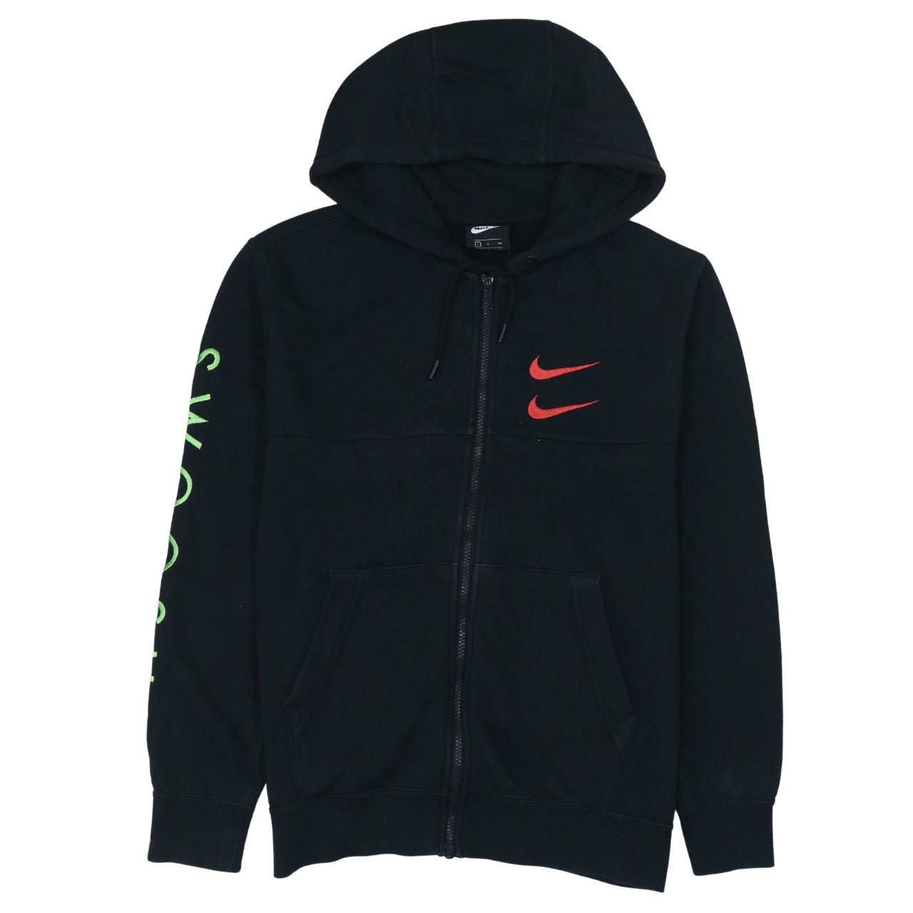 Mens UK Size S Nike Black Full Zip Hoodie