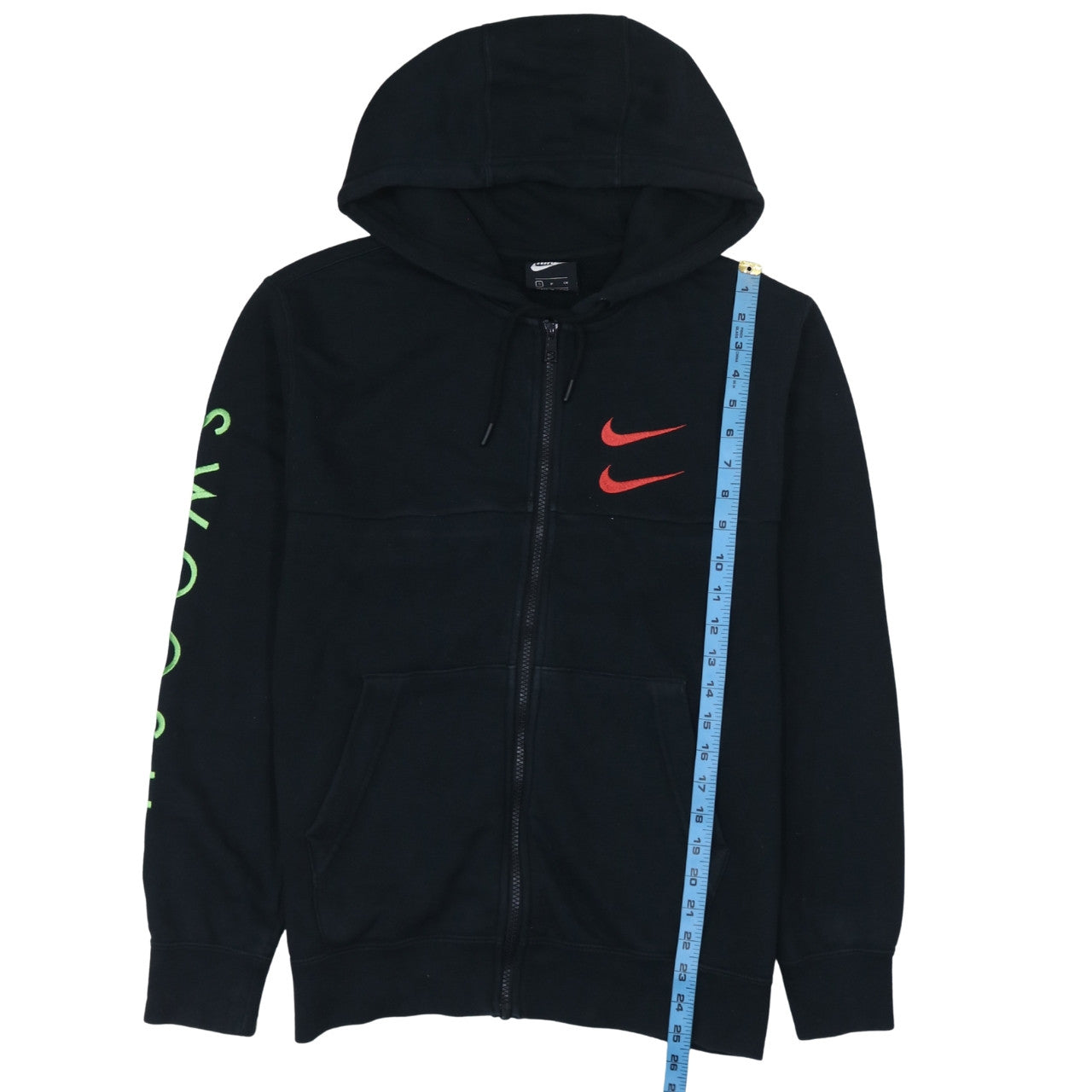 Mens UK Size S Nike Black Full Zip Hoodie