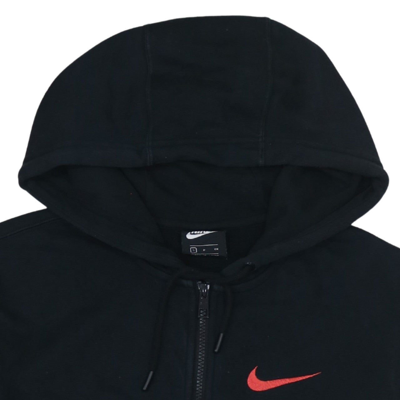 Mens UK Size S Nike Black Full Zip Hoodie