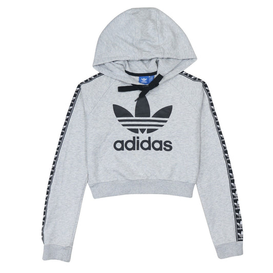 Womens UK Size XS adidas Grey Pullover Hoodie