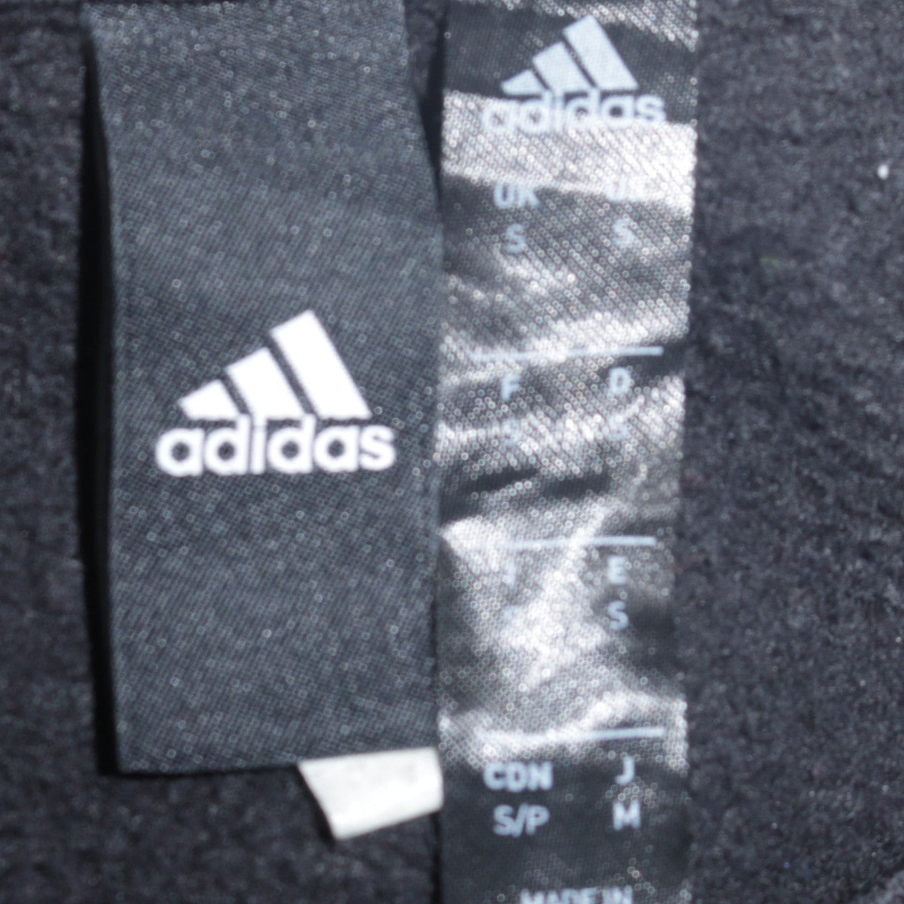 Mens UK Size S adidas Black Pullover Sweatshirt