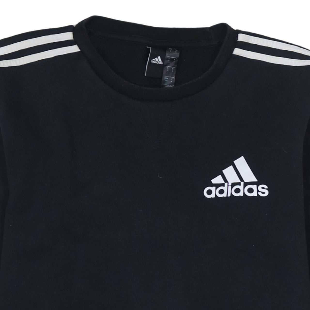 Mens UK Size S adidas Black Pullover Sweatshirt