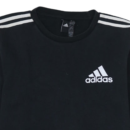 Mens UK Size S adidas Black Pullover Sweatshirt