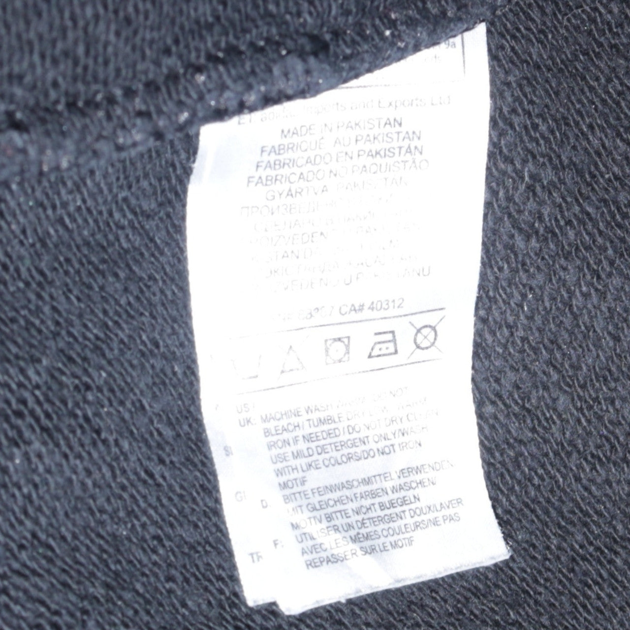 Mens UK Size S adidas Black Pullover Sweatshirt