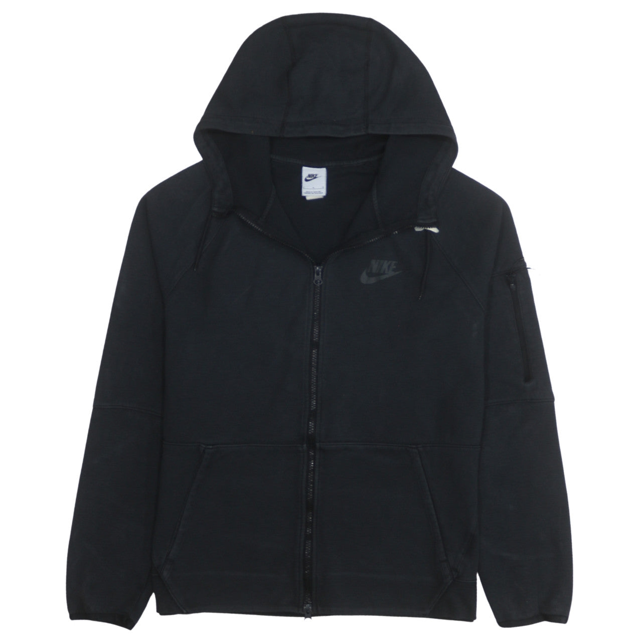 Mens UK Size L Nike Black Full Zip Hoodie