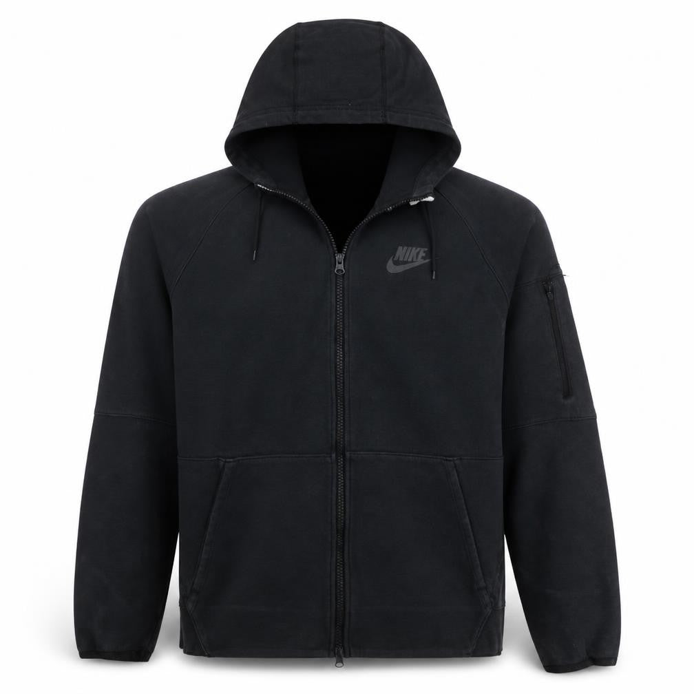 Mens UK Size L Nike Black Full Zip Hoodie