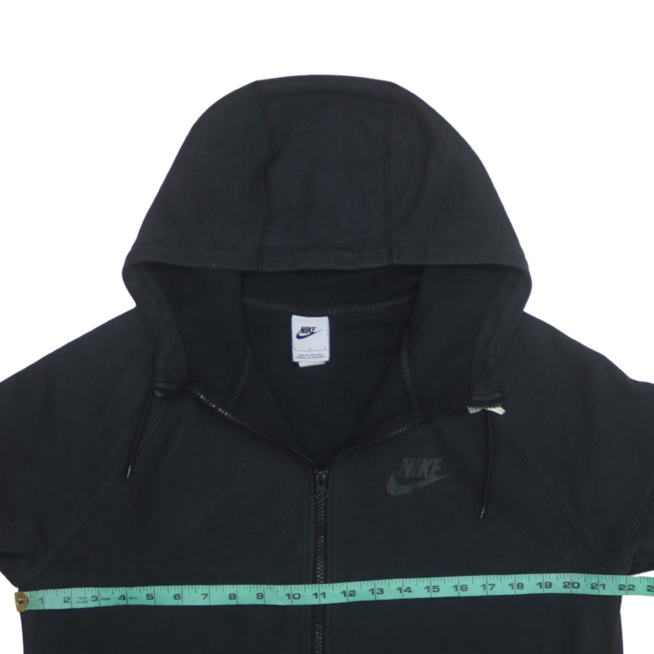 Mens UK Size L Nike Black Full Zip Hoodie