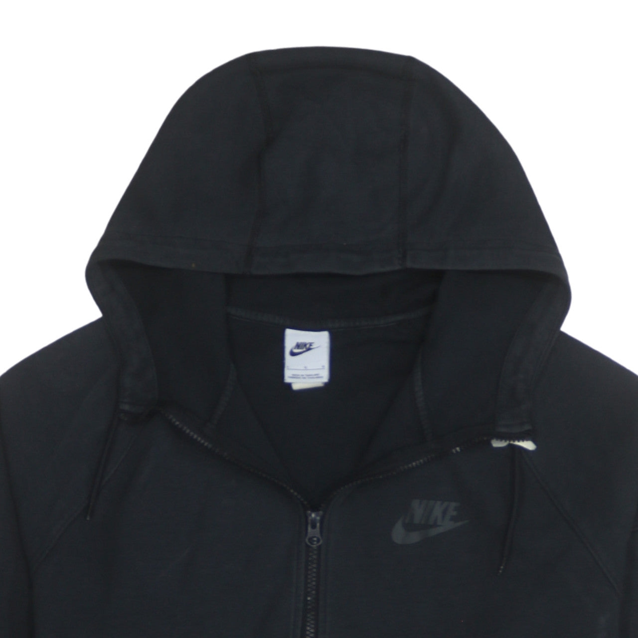 Mens UK Size L Nike Black Full Zip Hoodie