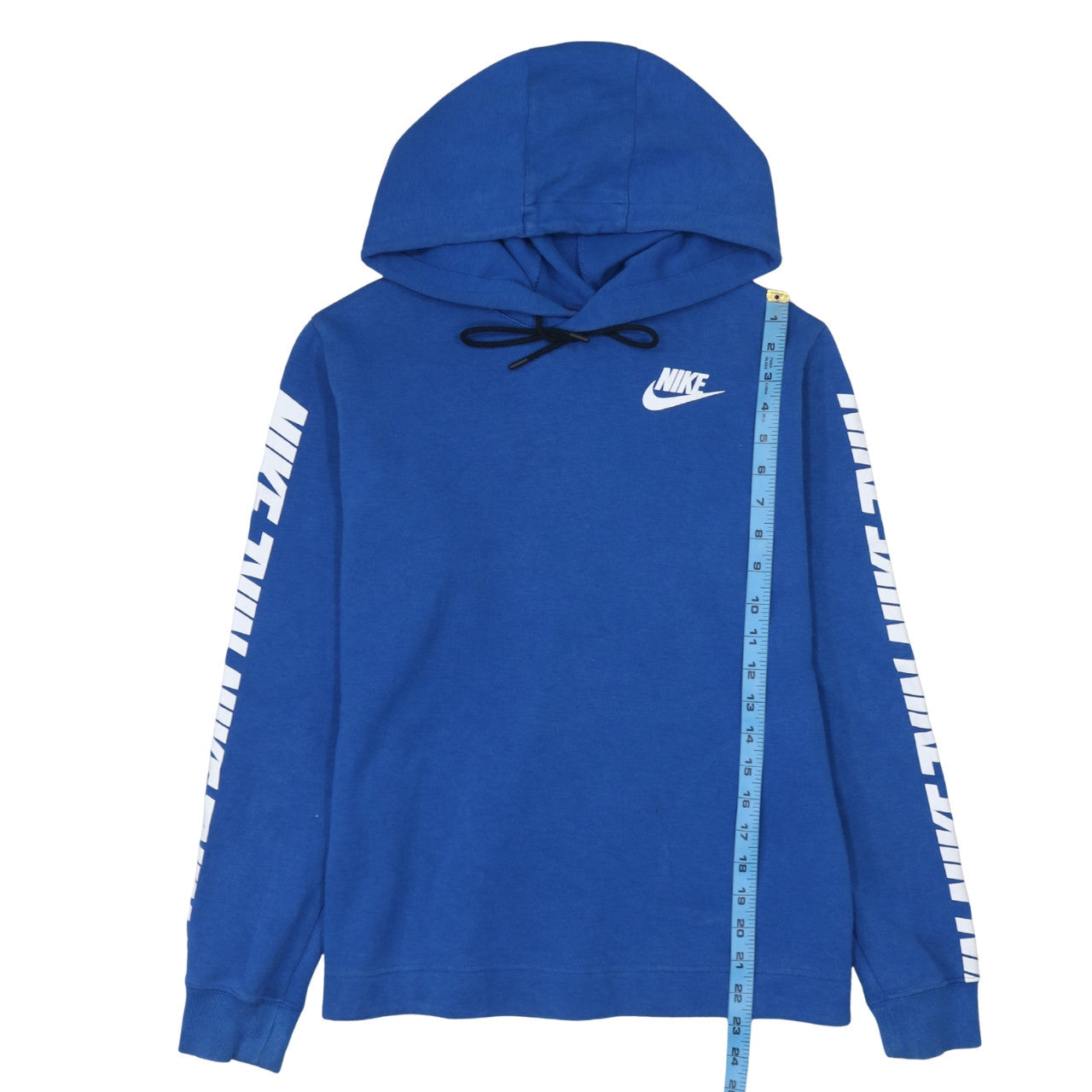 Mens UK Size S Nike Blue Pullover Hoodie