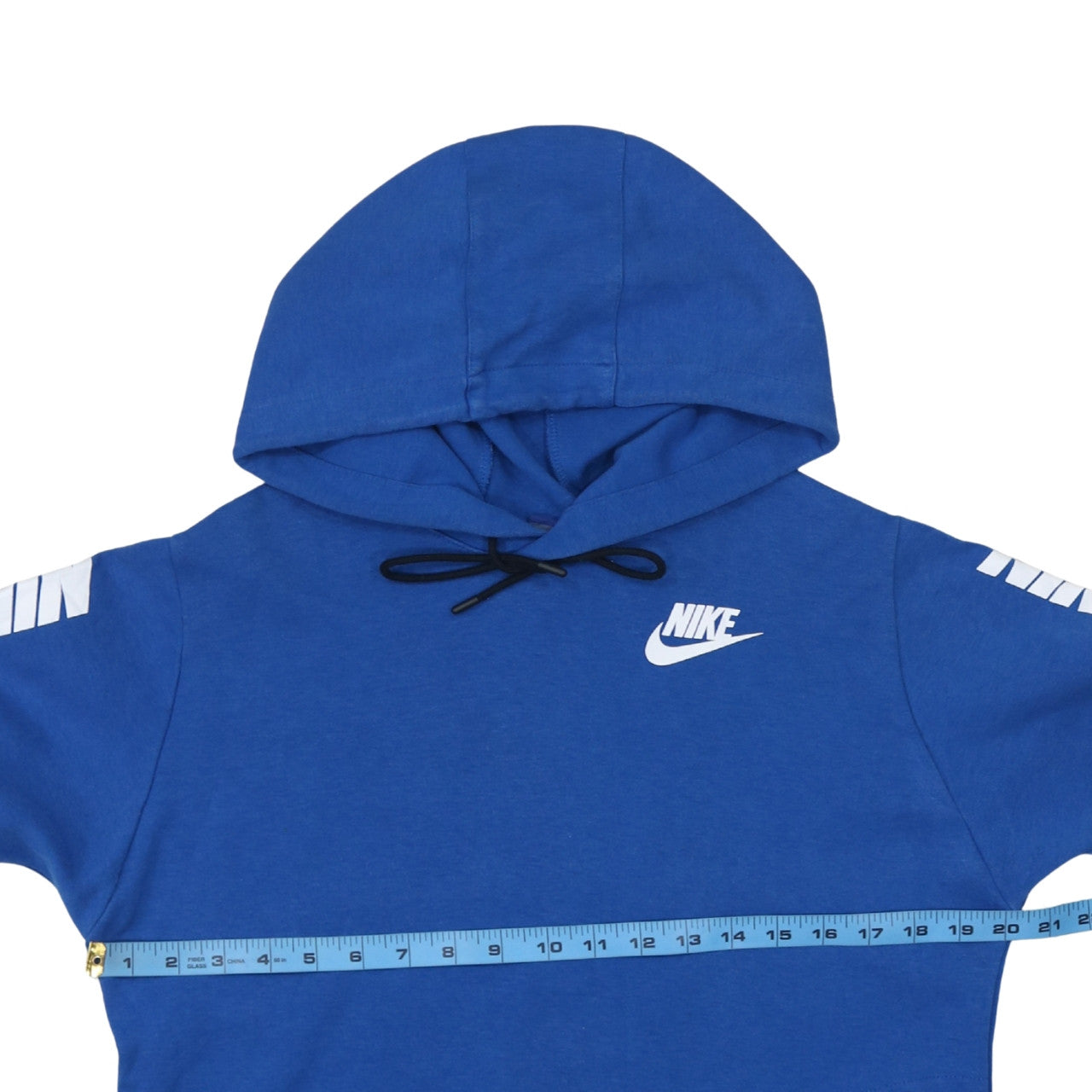 Mens UK Size S Nike Blue Pullover Hoodie