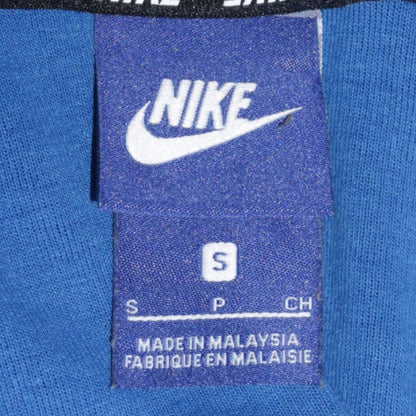 Mens UK Size S Nike Blue Pullover Hoodie