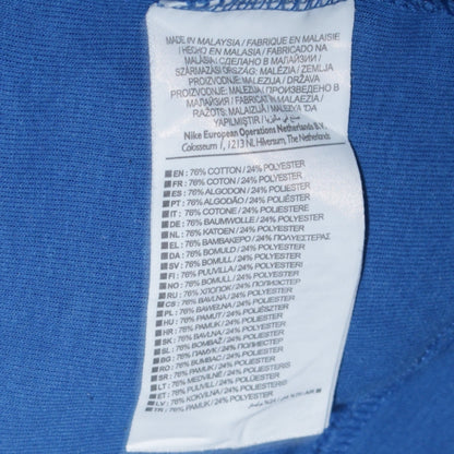 Mens UK Size S Nike Blue Pullover Hoodie