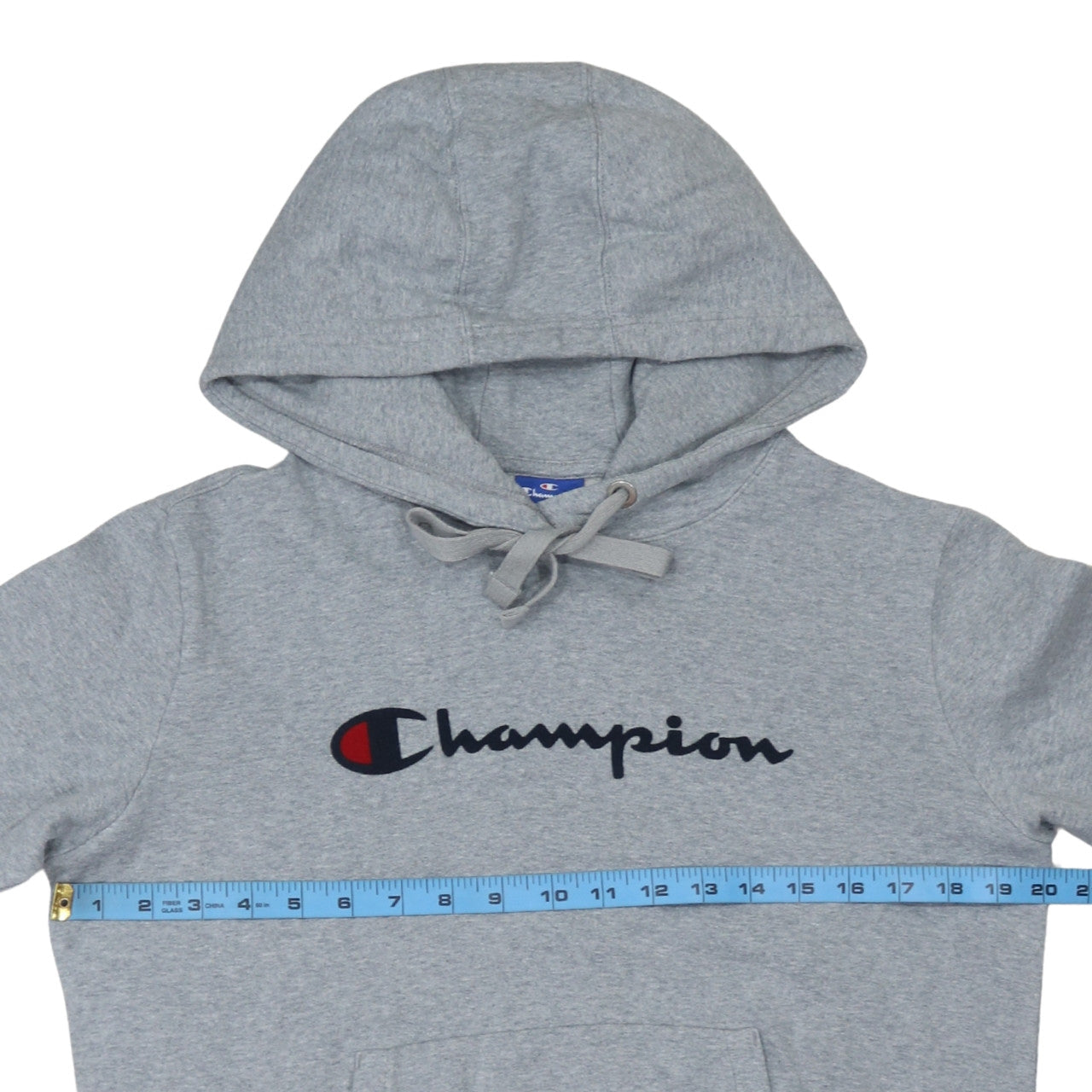Mens UK Size S Champion Grey Pullover Hoodie