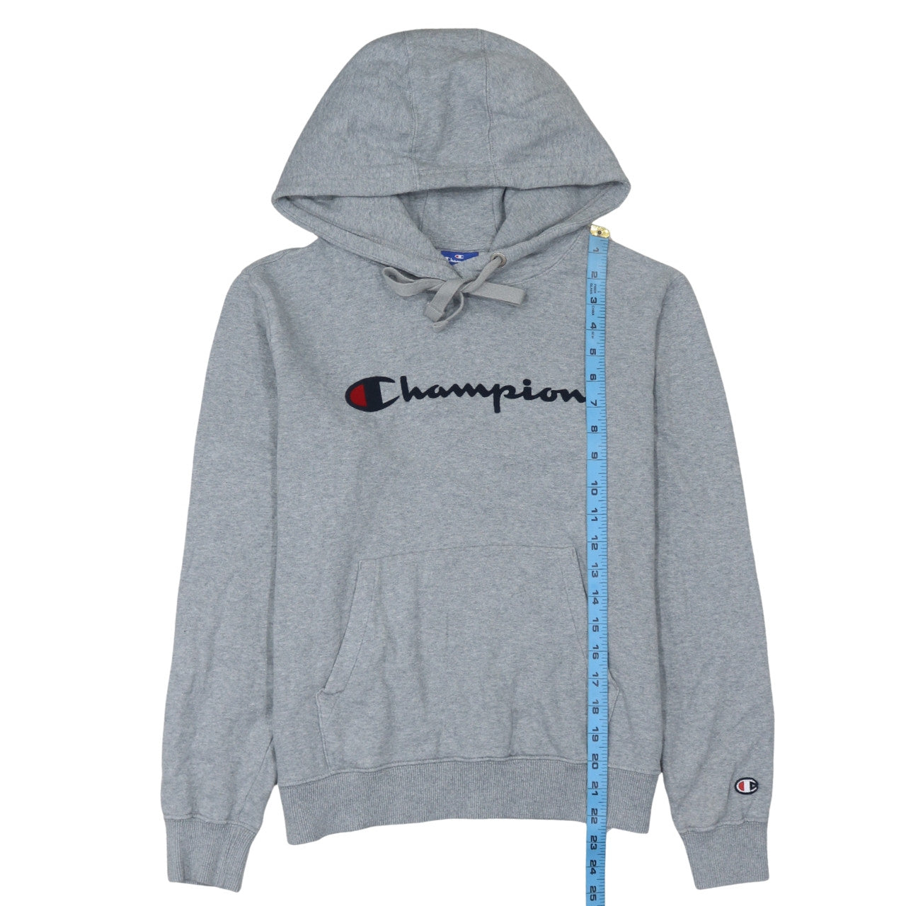 Mens UK Size S Champion Grey Pullover Hoodie