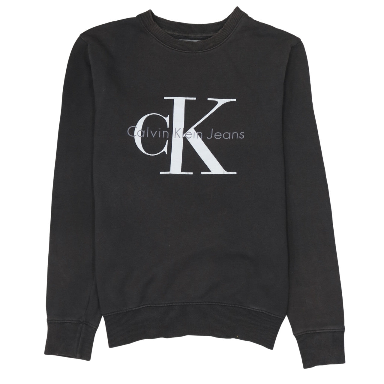 Mens UK Size XS Calvin Klein Jeans Black Pullover Sweatshirt