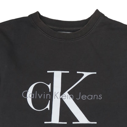 Mens UK Size XS Calvin Klein Jeans Black Pullover Sweatshirt