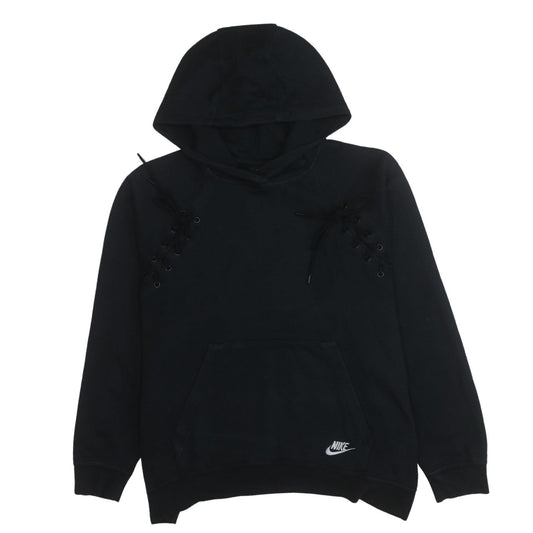 Womens UK Size M Nike Black Pullover Hoodie
