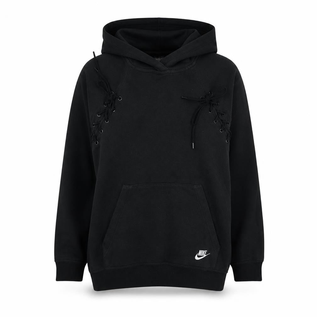 Womens UK Size M Nike Black Pullover Hoodie