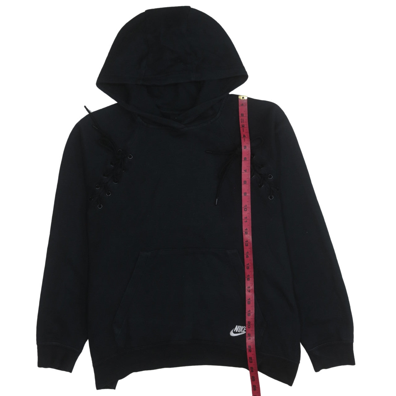 Womens UK Size M Nike Black Pullover Hoodie