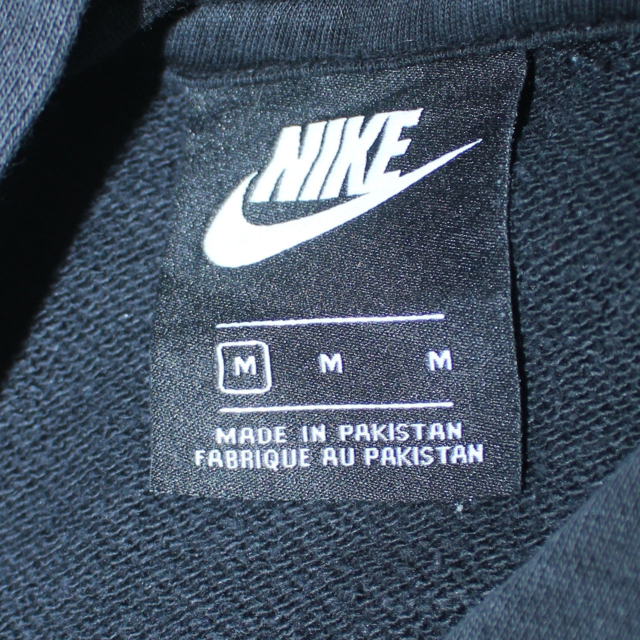 Womens UK Size M Nike Black Pullover Hoodie