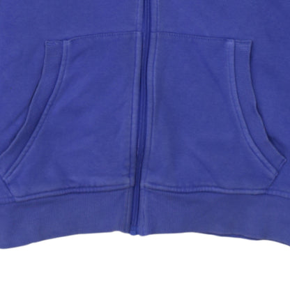 Womens UK Size L Champion Blue Full Zip Hoodie