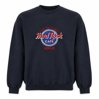 Mens UK Size XL Hard Rock Cafe Black Pullover Sweatshirt