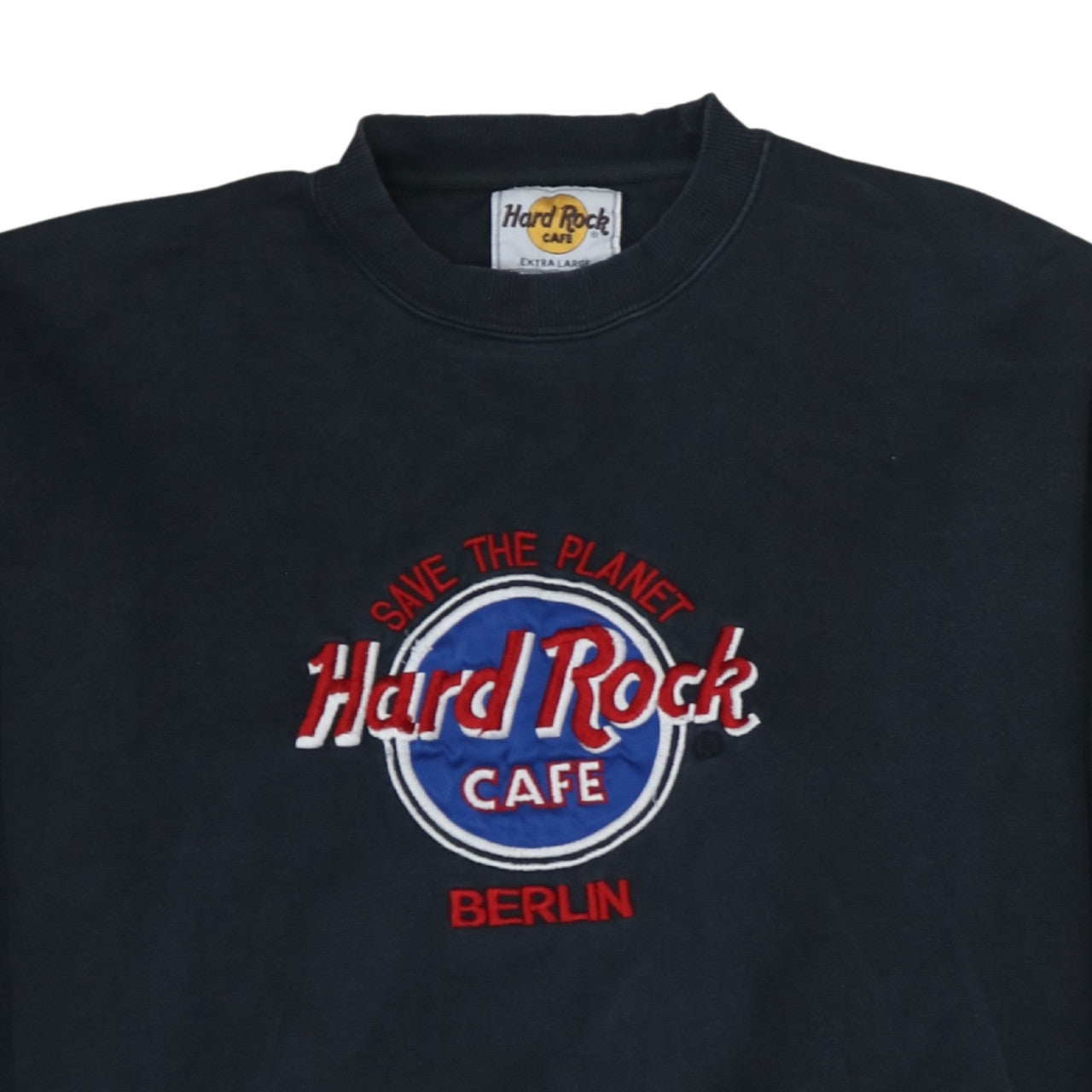 Mens UK Size XL Hard Rock Cafe Black Pullover Sweatshirt