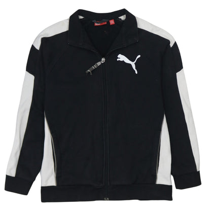 Teens UK Size L PUMA Black Full Zip Sweatshirt