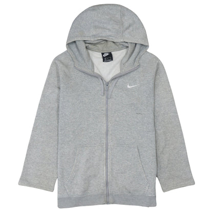 Mens UK Size M Nike Grey Full Zip Hoodie