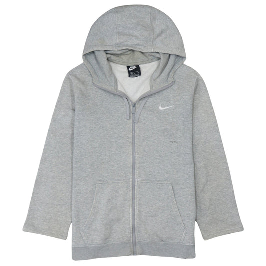 Mens UK Size M Nike Grey Full Zip Hoodie