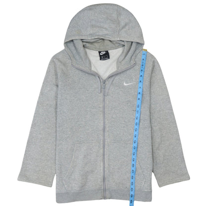 Mens UK Size M Nike Grey Full Zip Hoodie