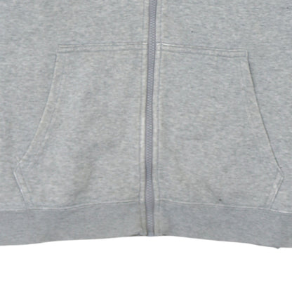 Mens UK Size M Nike Grey Full Zip Hoodie