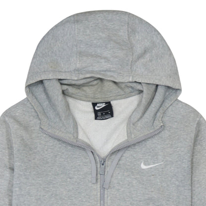 Mens UK Size M Nike Grey Full Zip Hoodie