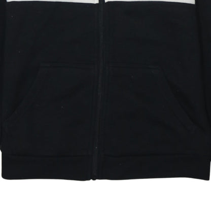 FILA Men’s Black & White Full Zip Hoodie Size S Regular Fit