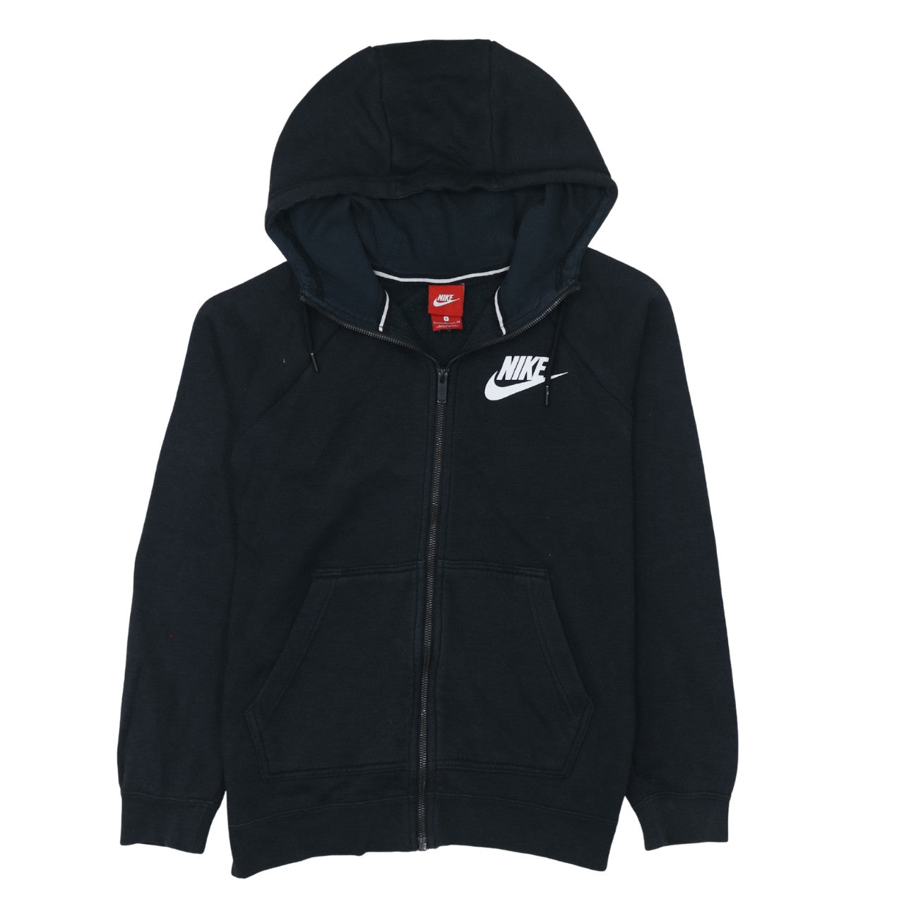 Mens UK Size S Nike Black Full Zip Hoodie
