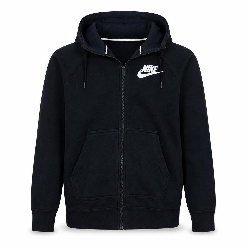 Mens UK Size S Nike Black Full Zip Hoodie