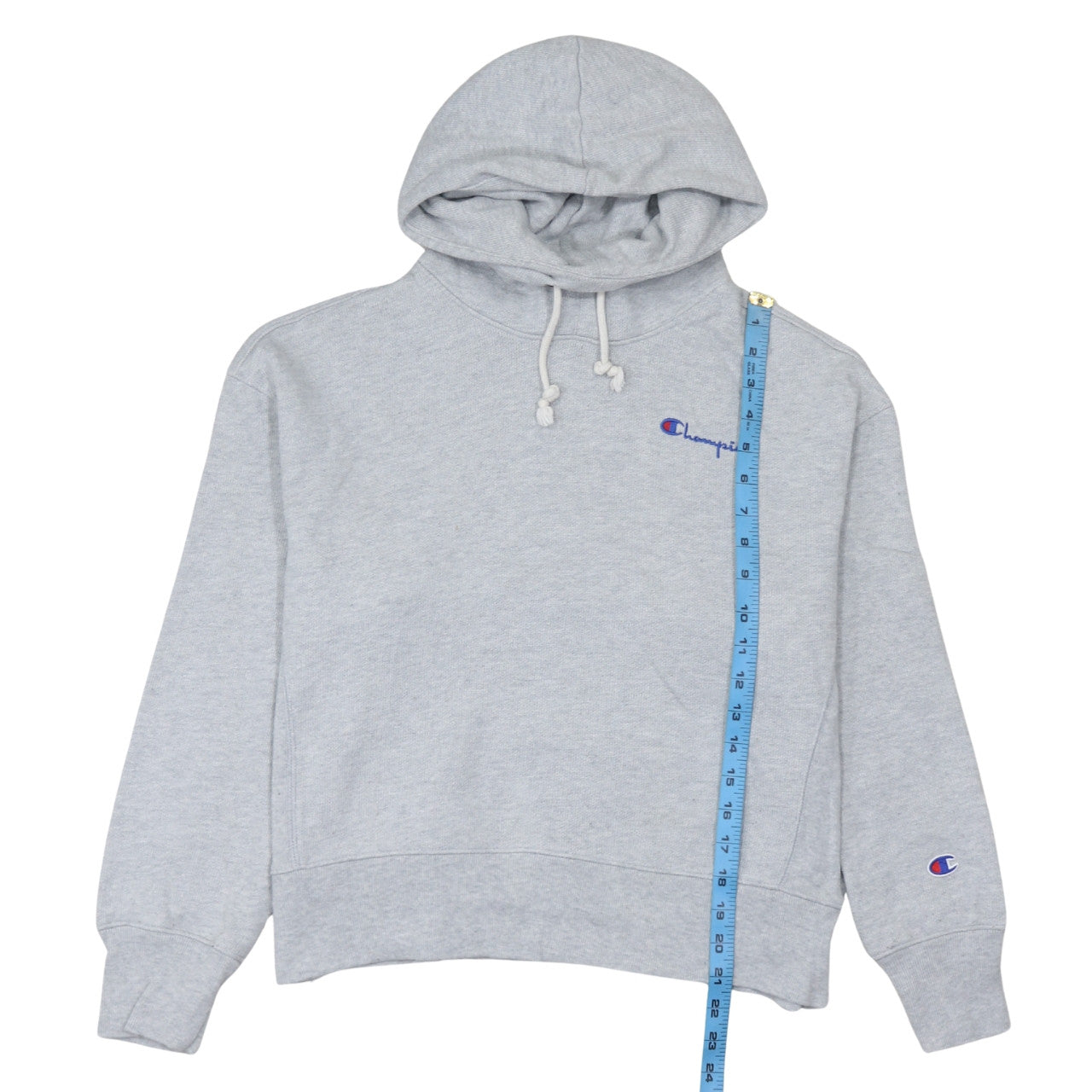 Womens UK Size S Champion Grey Pullover Hoodie
