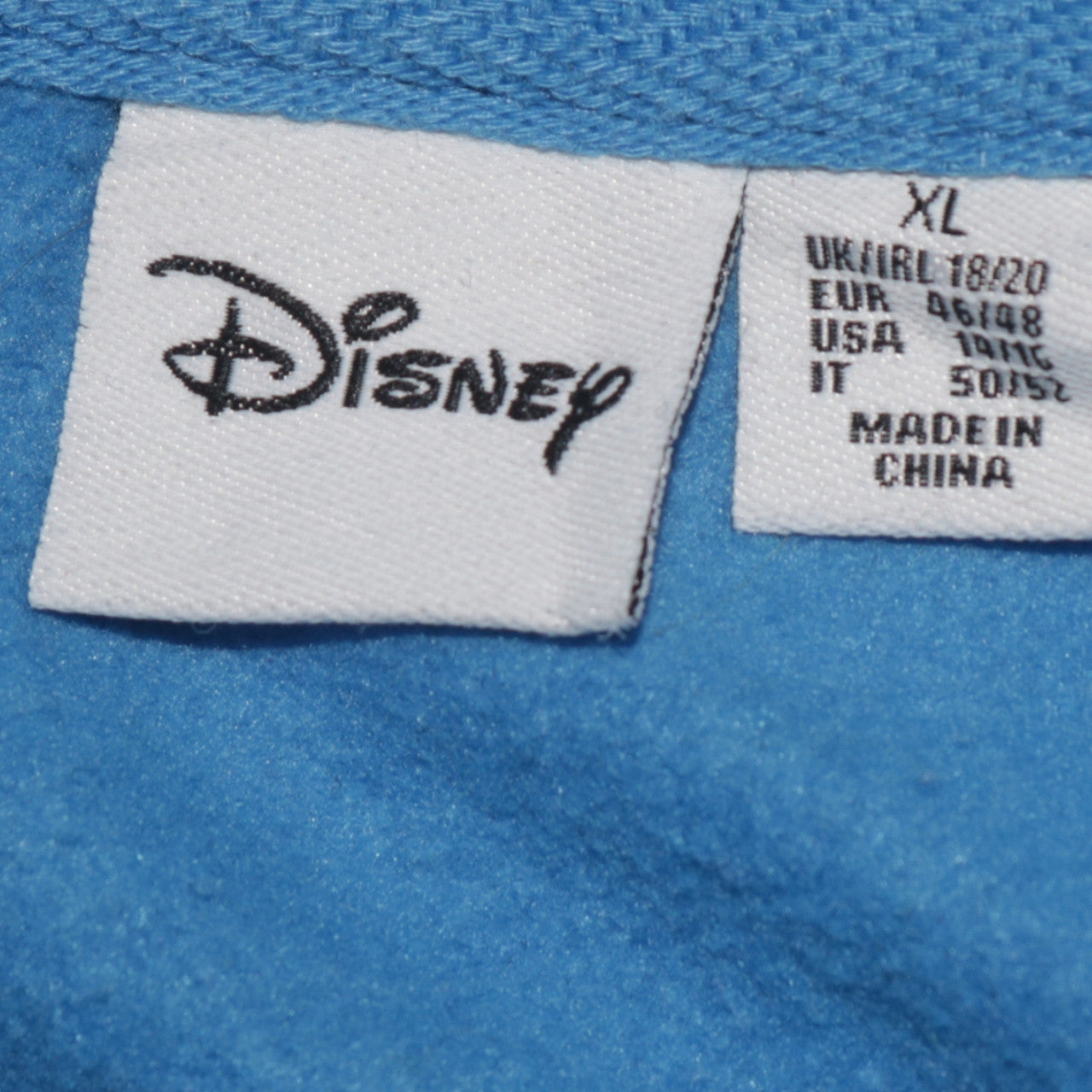 Womens UK Size XL Disney Blue Pullover Hoodie