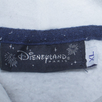 Womens UK Size XL Disneyland Paris White Full Zip Hoodie