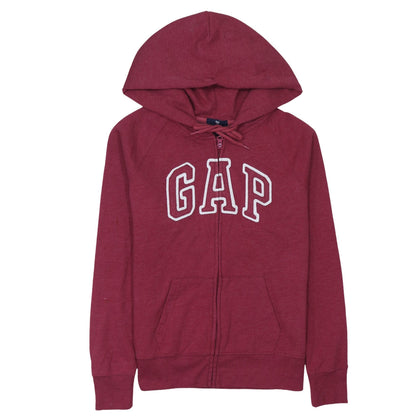 Mens UK Size M Gap Red Full Zip Hoodie