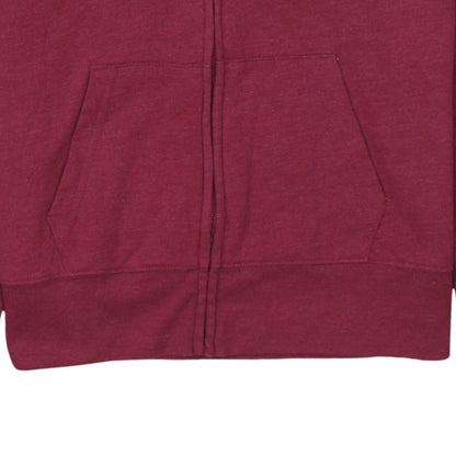 Mens UK Size M Gap Red Full Zip Hoodie
