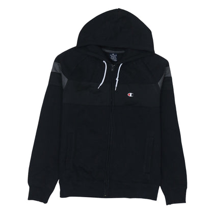 Mens UK Size M Champion Black Full Zip Hoodie