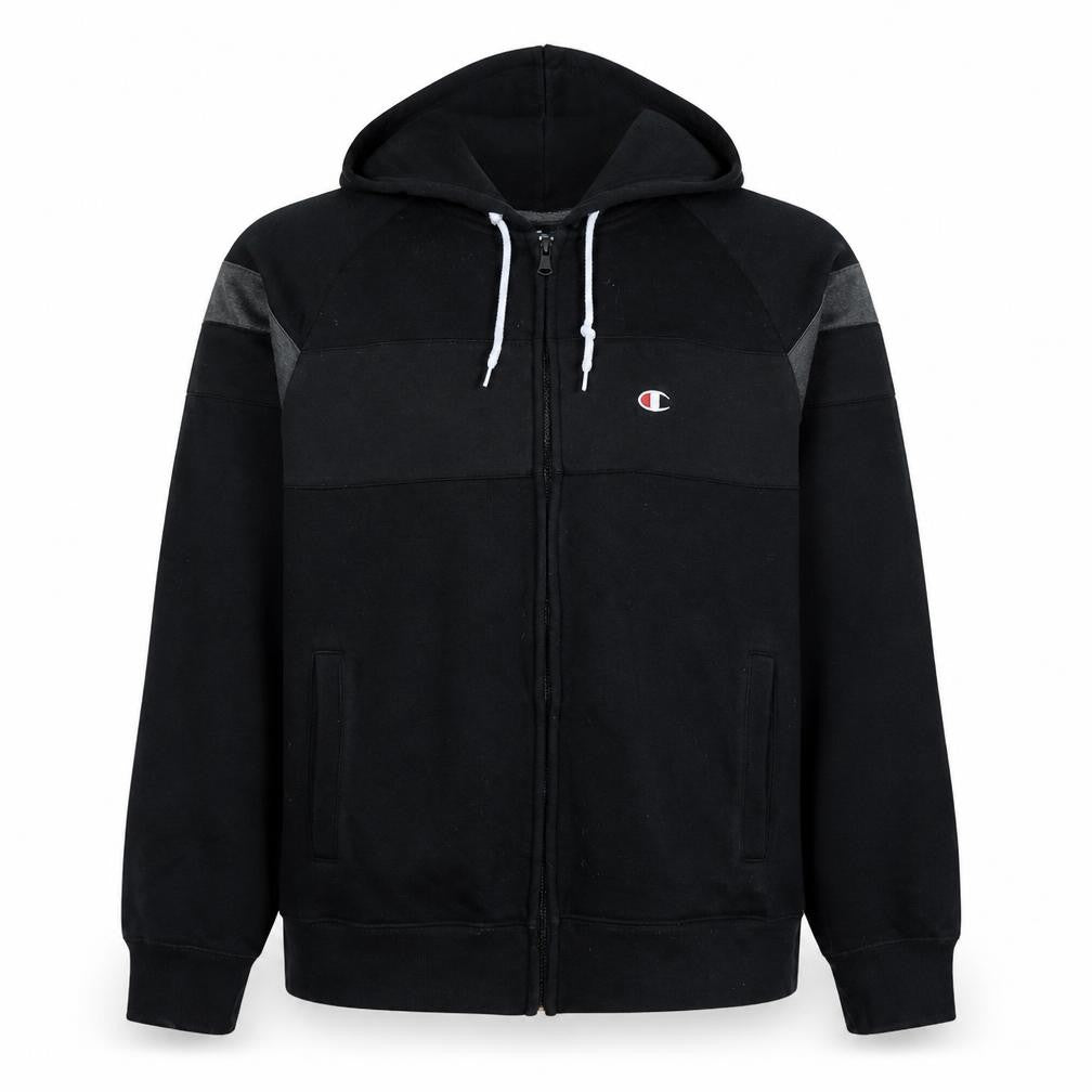 Mens UK Size M Champion Black Full Zip Hoodie