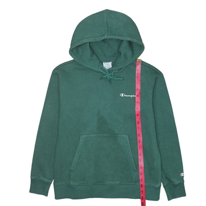 Womens UK Size XS Champion Green Pullover Hoodie