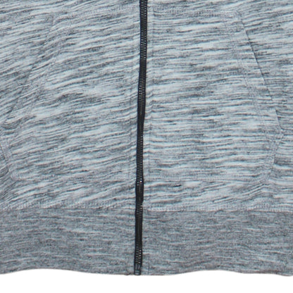Womens UK Size 10 adidas Grey Full Zip Hoodie