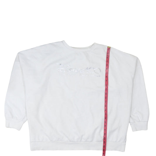 Womens UK Size 24-26 George White Pullover Sweatshirt