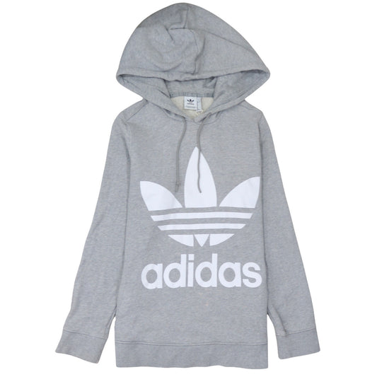Womens UK Size 14 adidas Grey Pullover Hoodie