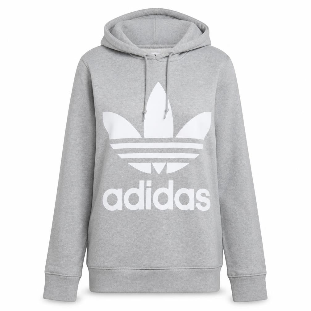Womens UK Size 14 adidas Grey Pullover Hoodie